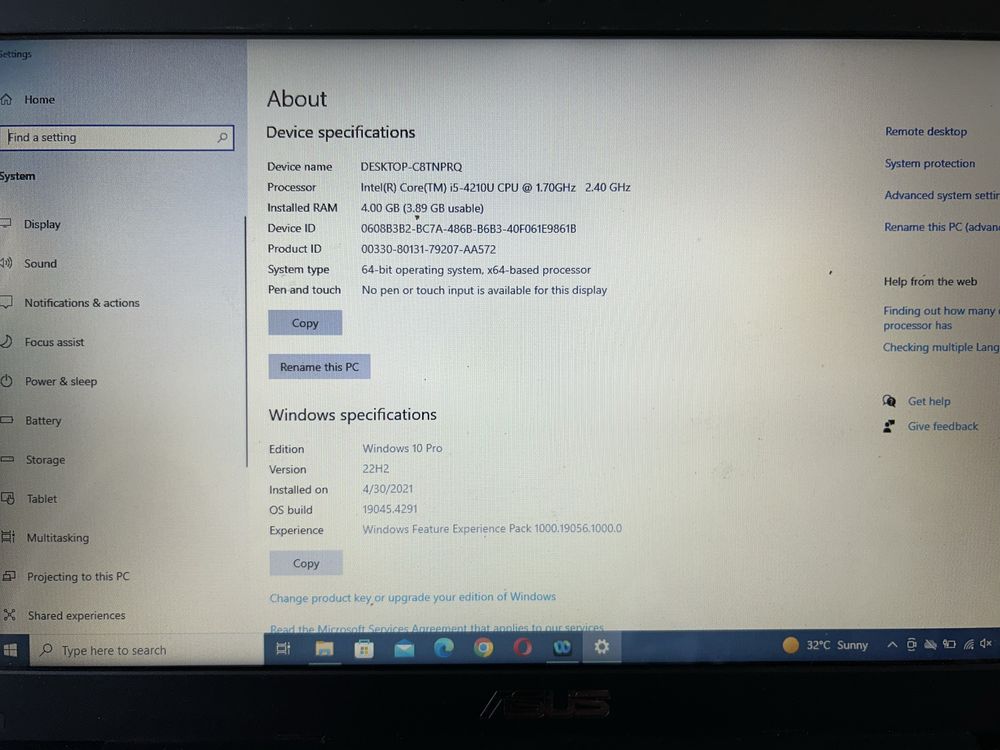Laptop Asus X555L