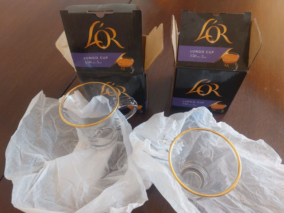 Стъклена чаша за кафе  L'OR