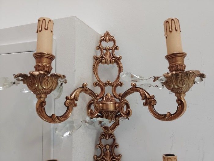 Elegant set accesorii de camera Aplice de dimensiuni mari din bronz ma
