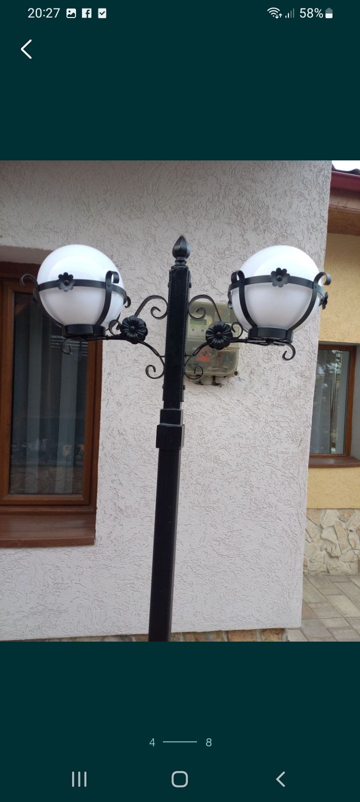 Stalpi și lampi pentru exterior