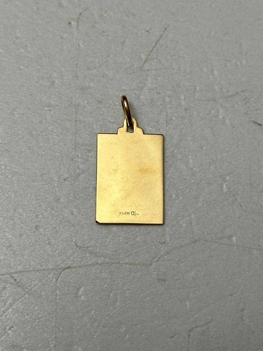 PANDANTIV AUR 18K - Placuta Zodia SCORPION - Italia - 5g. - 490lei/gr.