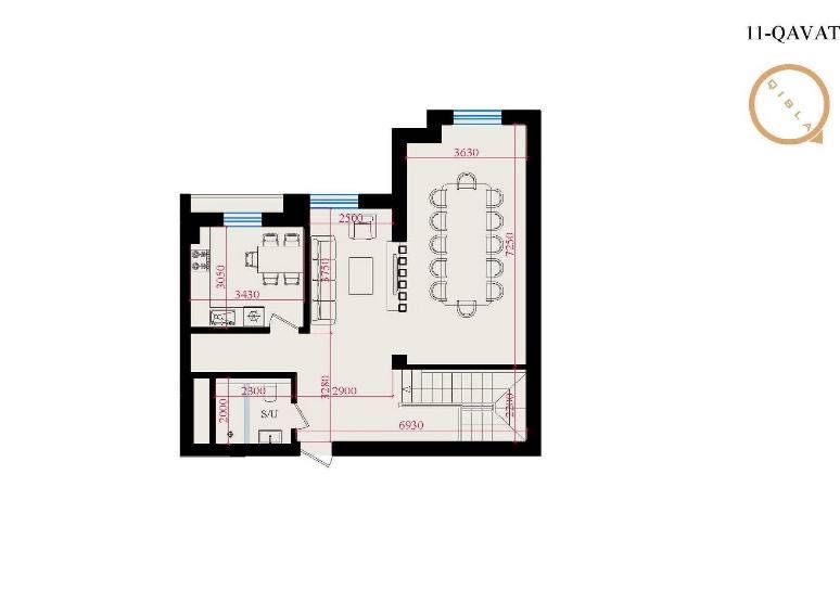 Muhtasham Продается 4 комнатная коробка Алайский Финансовый Институт