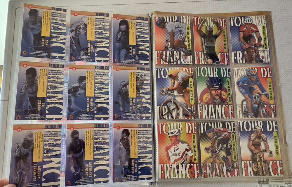 Album Cartonase Tour De France 1997 Eurostar Eurosport Panini Copii