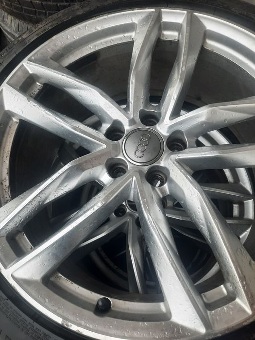 Vand jante audi cu tot cu cauciucuri detalii la telefon