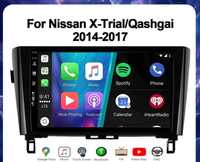 Мултимедия Двоен дин Nissan XTRAIL Qashqai навигация плеър Android DIN