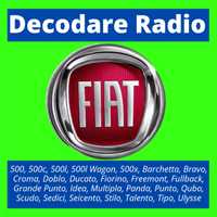 Fiat Cod Decodare Radio Punto Scudo Sedici Seicento Stilo Talento Tipo