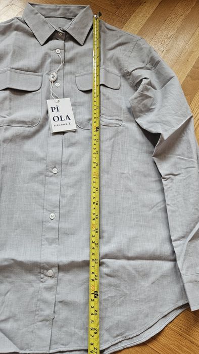 Дамска риза в сиво