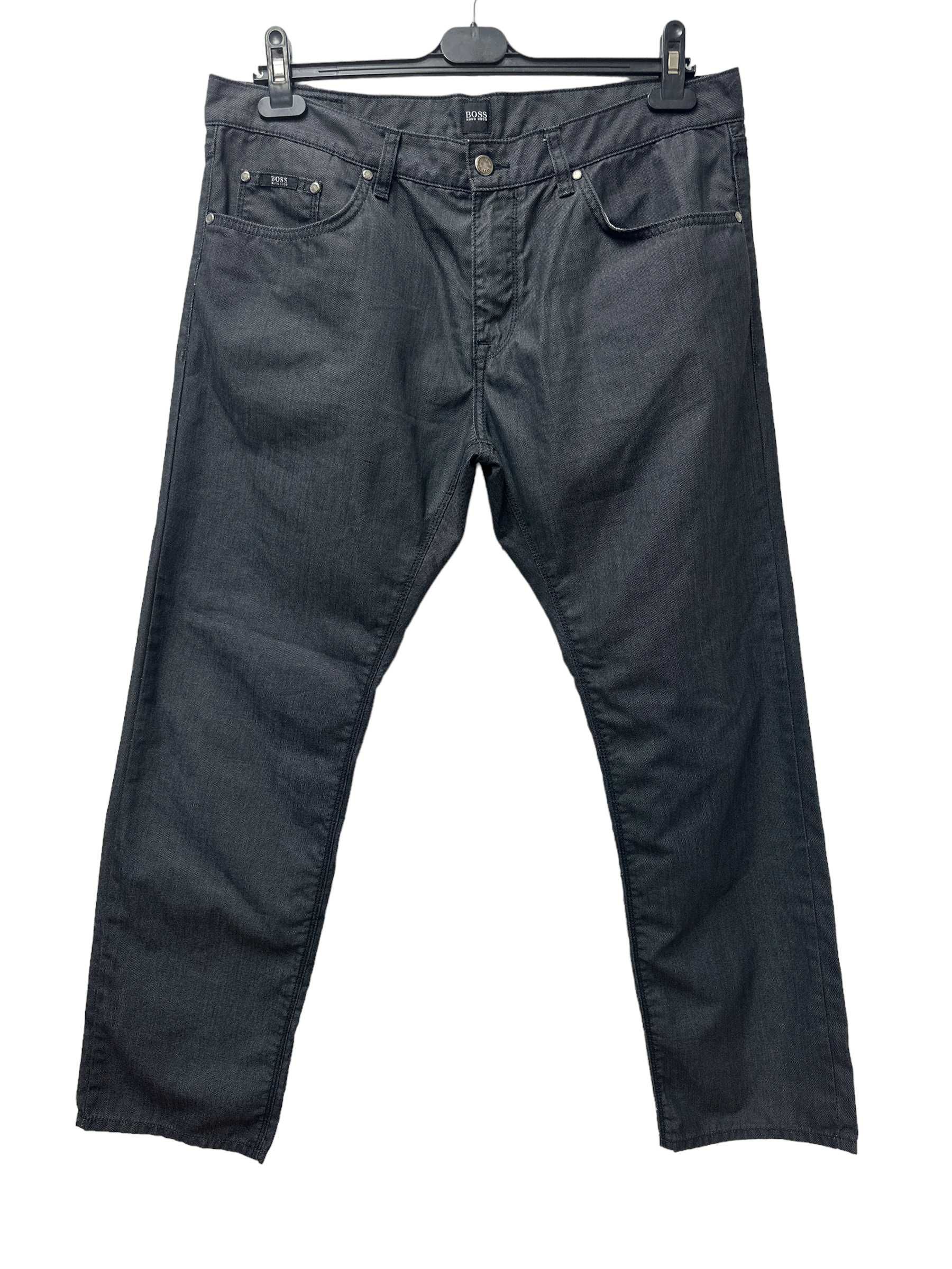 HUGO BOSS размер 36 мъжки дънки - панталон черно - сиво