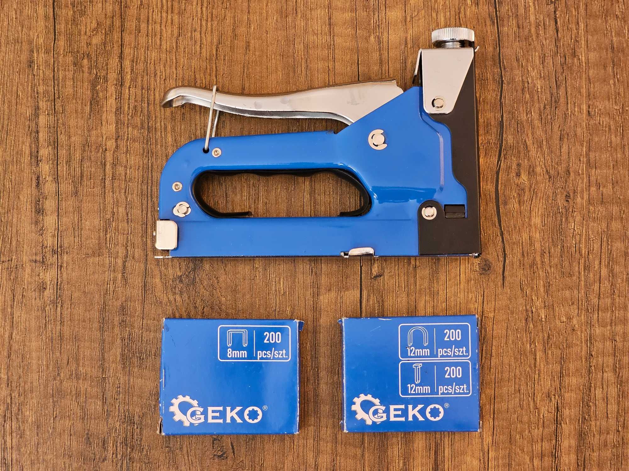 Ръчен такер GEKO G01332 3в1, 4-14 мм, с консумативи