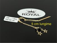 Bijuteria Royal CB : Cercei lungi aur 14k 585 1,60 grame