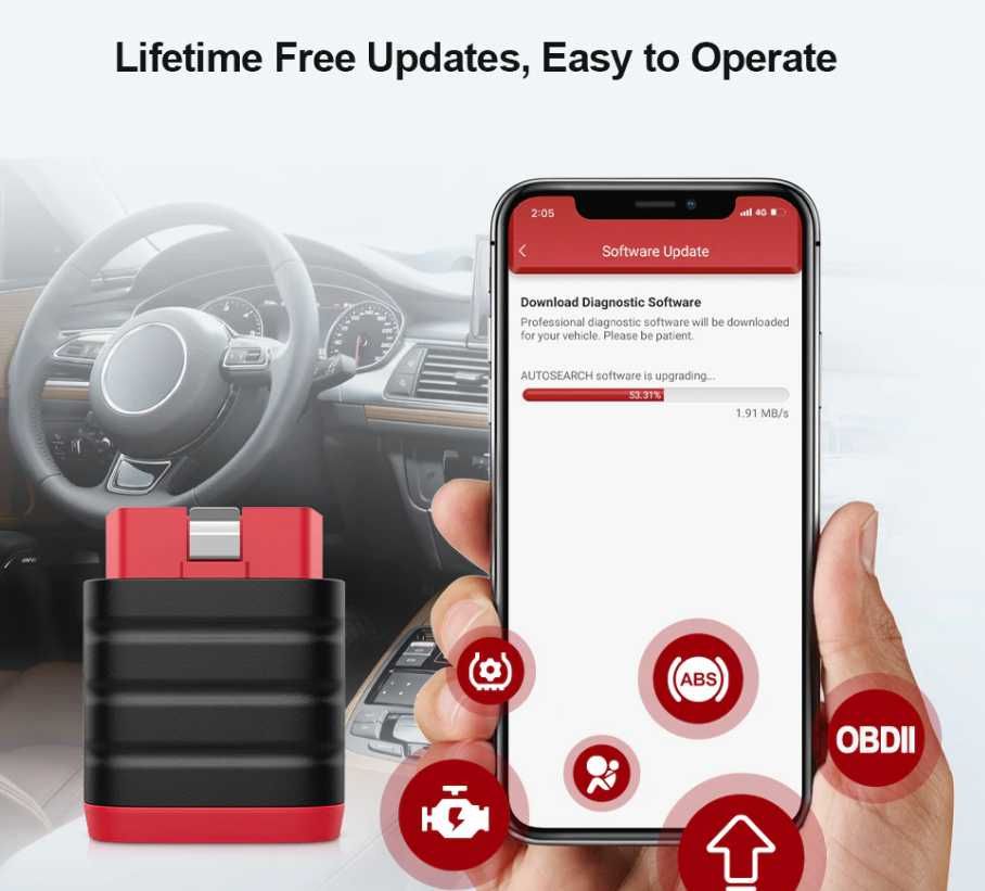 THINKCAR Thinkdiag mini с ДОЖИВОТНИ ъпдейти!!!