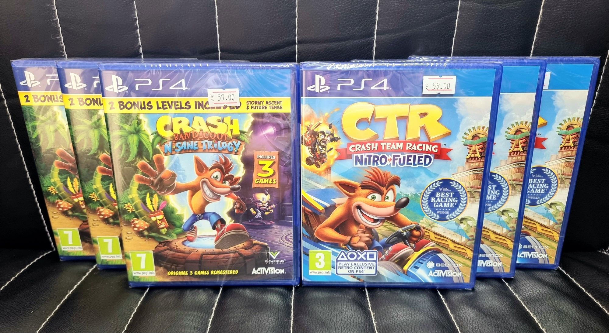 Чисто нови  Crash Bandicoot N-sane Trilogy и Crash Team Racing за PS4