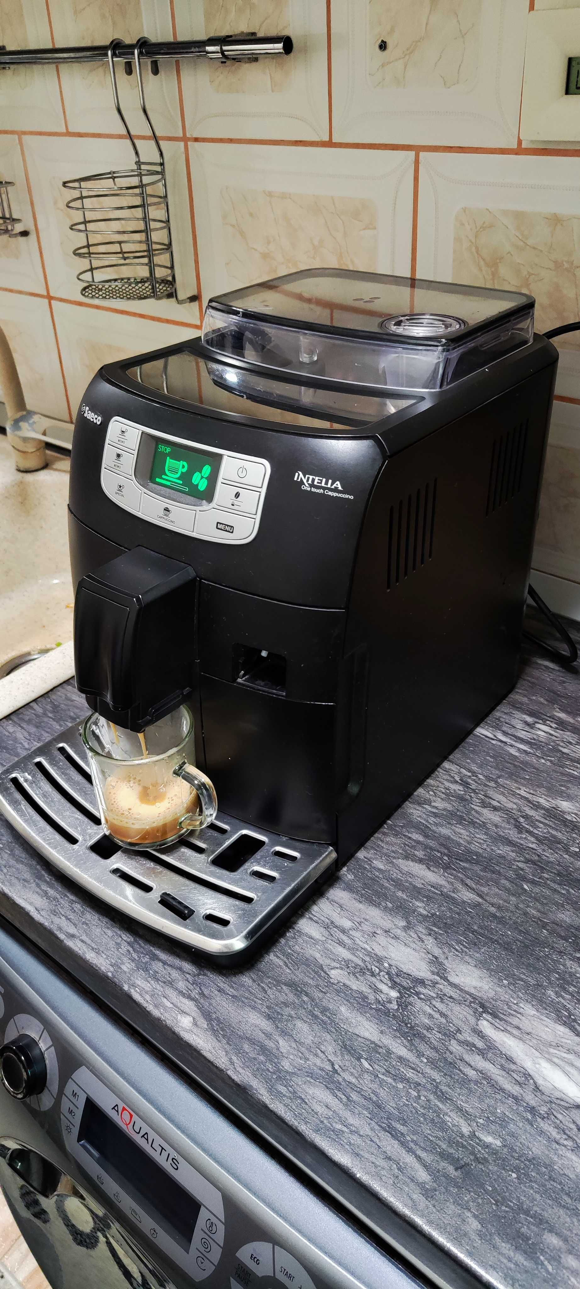 Espressor Cafea Boabe Automat Saeco Intelia HD8753 Negru