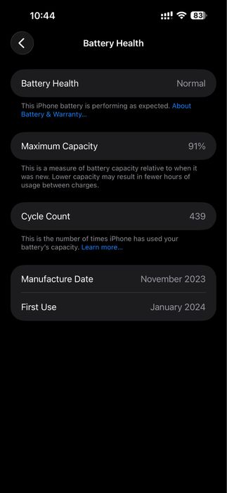 Iphone 15 Pro Max 256GB Black Titanium garantie