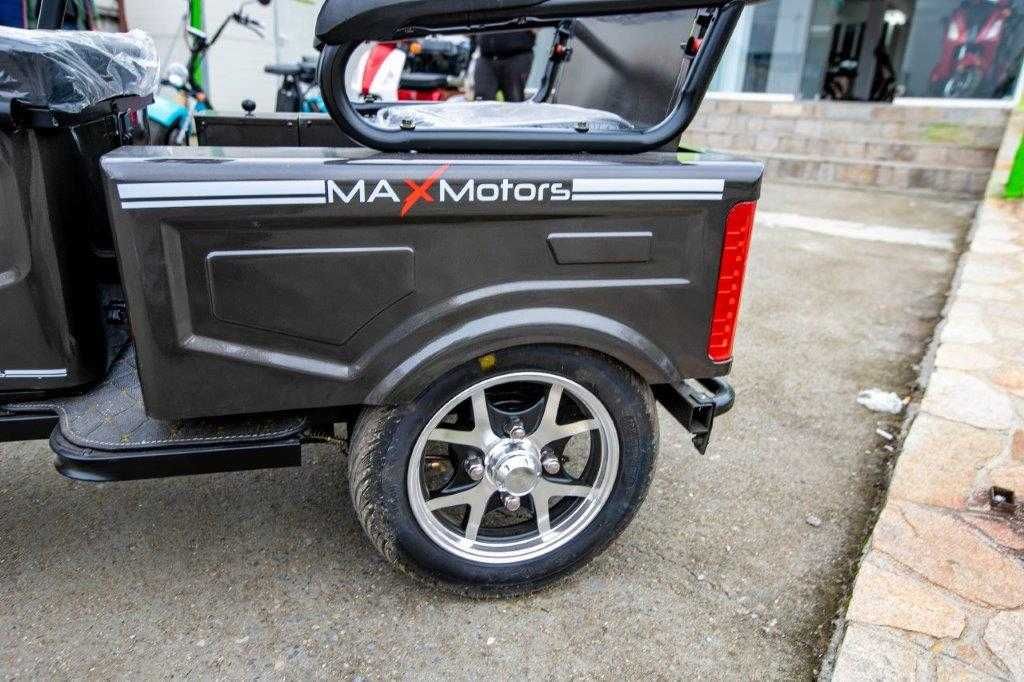 Електрическа Двуместна Триколка CARGO LUX 1500W - GRAY