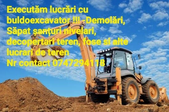 Închiriez buldoexcavator