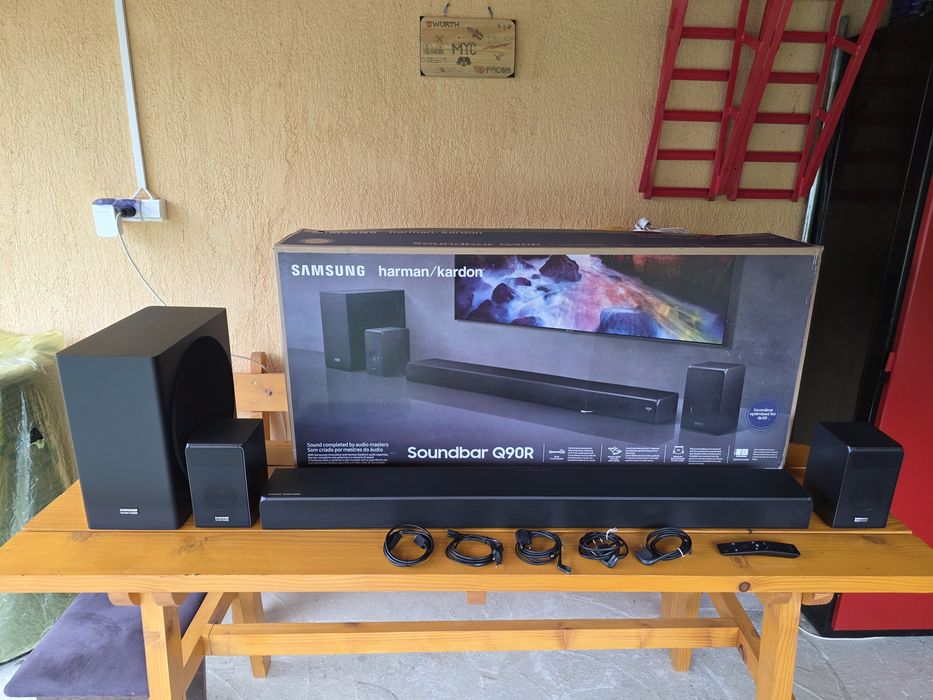 Vând soundbar samsung q90r harman/kardon 7.1.4 dolby atmos ca nou