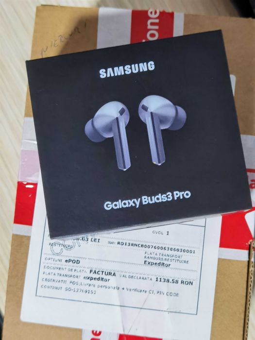 Samsung Galaxy Buds 3 Pro Silver Factura Garantie Sigilat Black Friday