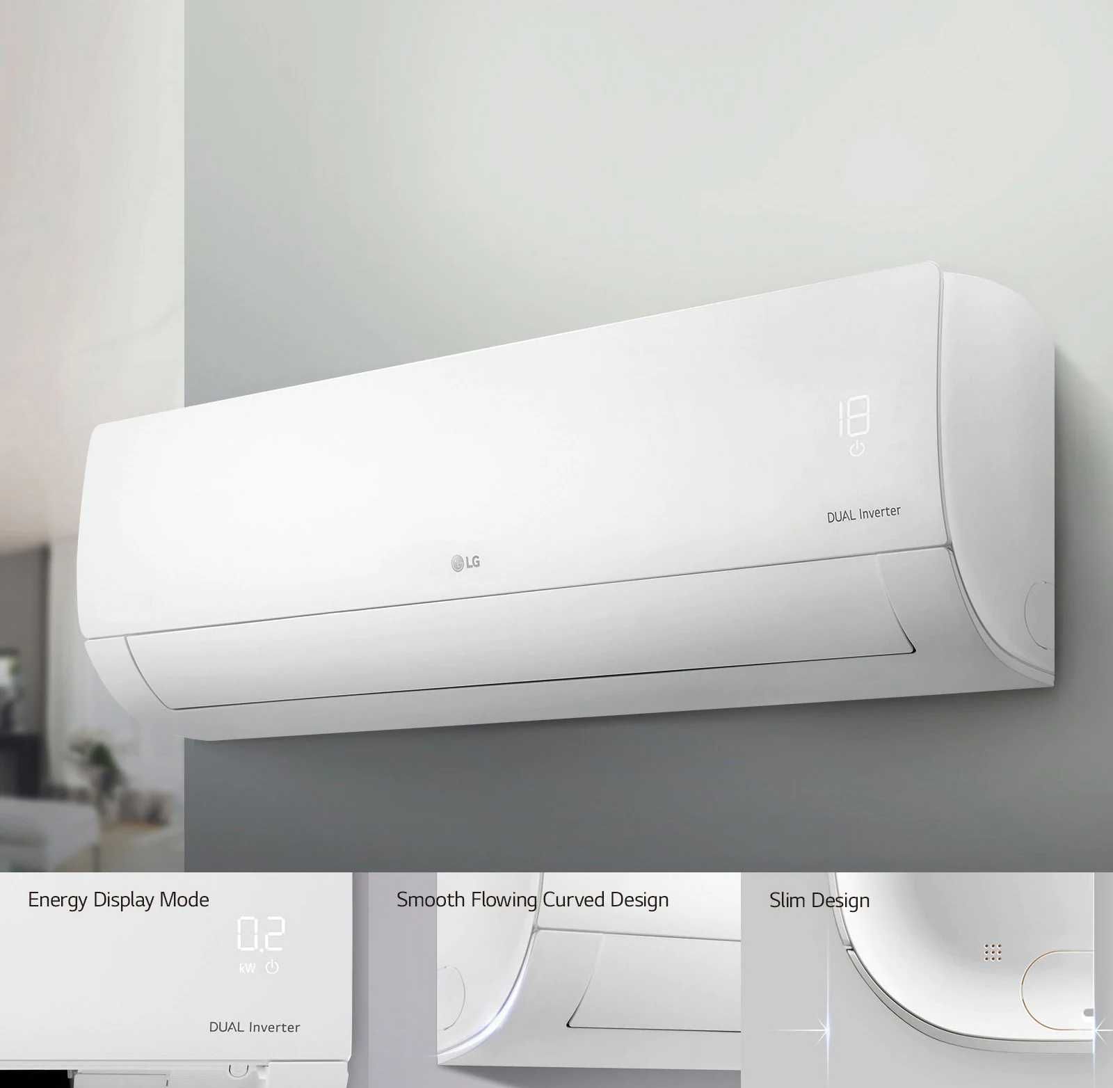 NEW! Кондиционер LG AC 1 Ton Dual inv. I18CGH с бесплатной доставкой