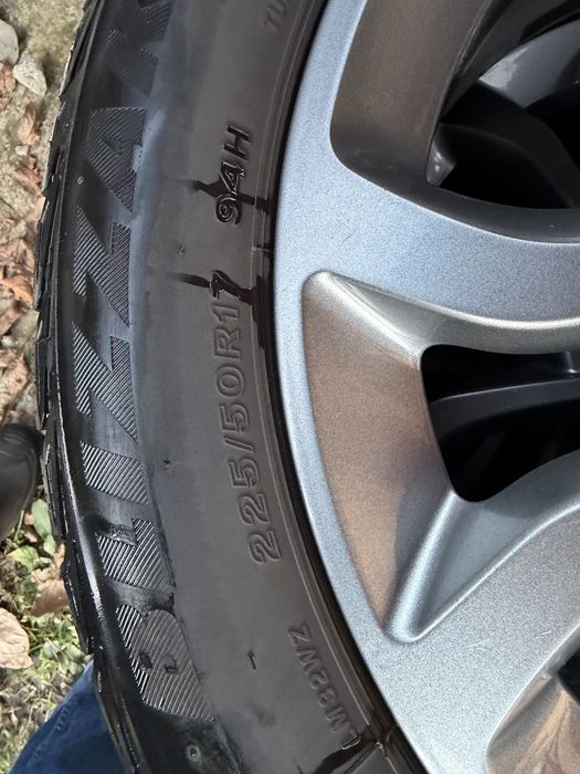 Jante Mercedes 17 C-Class W205 E-Class V-Class Vito 225/50R17 ms+senz