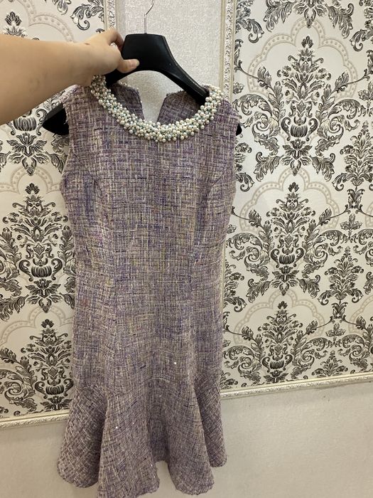 Платье из твида , от fashion дизайнера Naiyl Baikuchukov