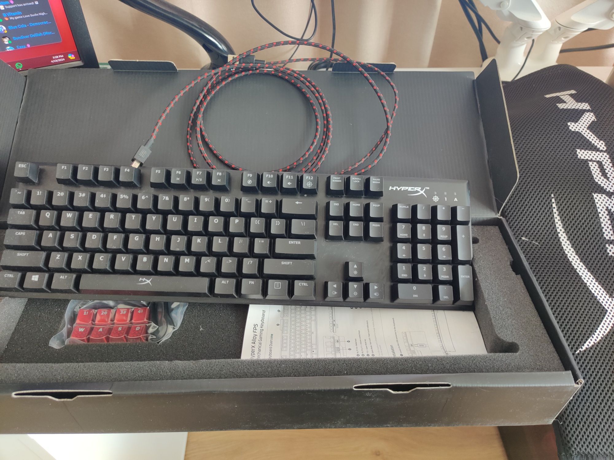 HyperX Alloy FPS Red switches