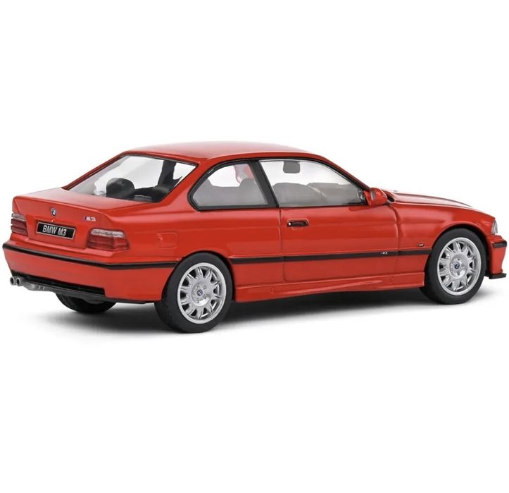 BMW E36 M3 Coupe machetă auto scara 1:43 (10cm) roșu Solido