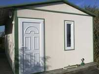Casa modulara si garaje auto din structura metalica si panou sandwich