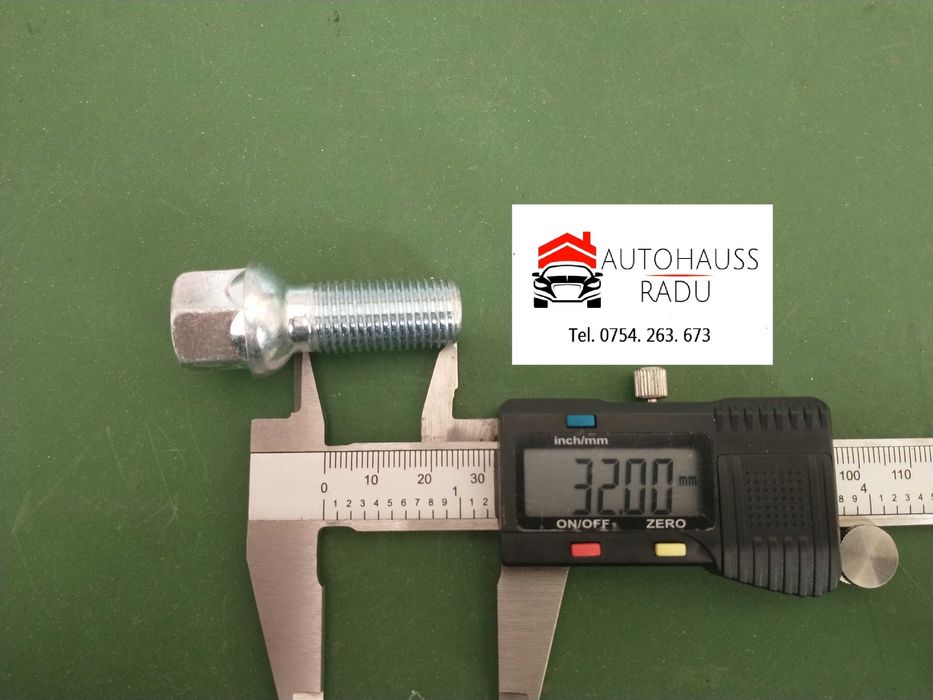 Prezoane VW Audi Mercedes M14 x 1,5 filet 32 mm Total 52 mm cap Raza