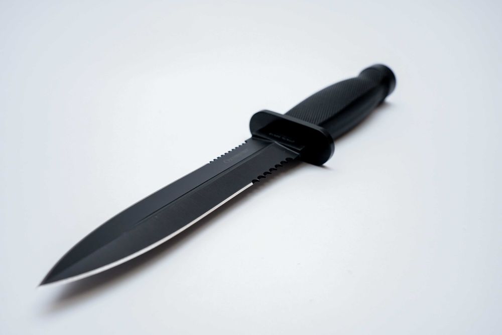 Tактически нож Охотник + текстилен калъф, ножове за гората