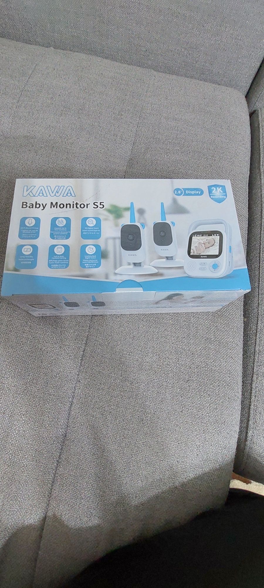 KAWA Baby Monitor with 2 Cameras
Video Baby Monitor with 2K QHD Camera