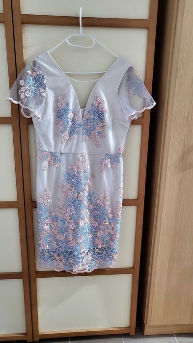Rochie ocazie cu broderie