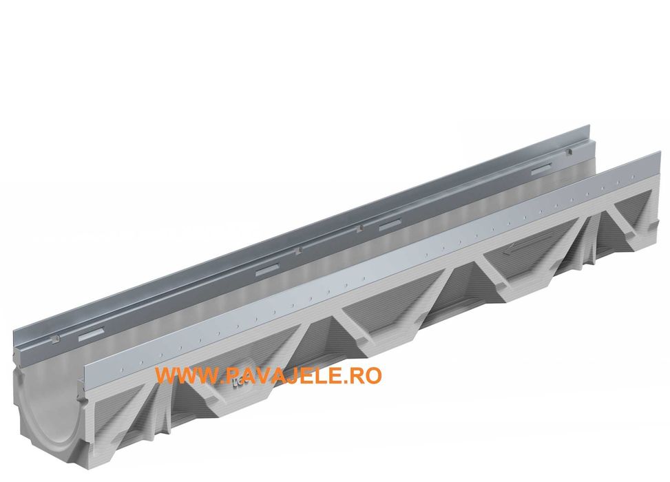 Rigola din beton cu gratar B125 combi compozit