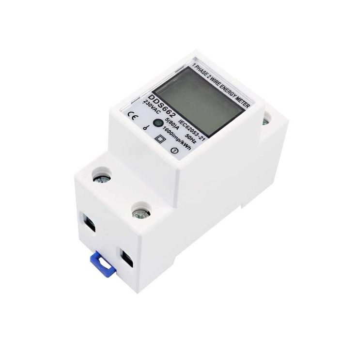 Contor Electric Monofazat,(patru afișaje] DDS662/DDS668 buton resetare