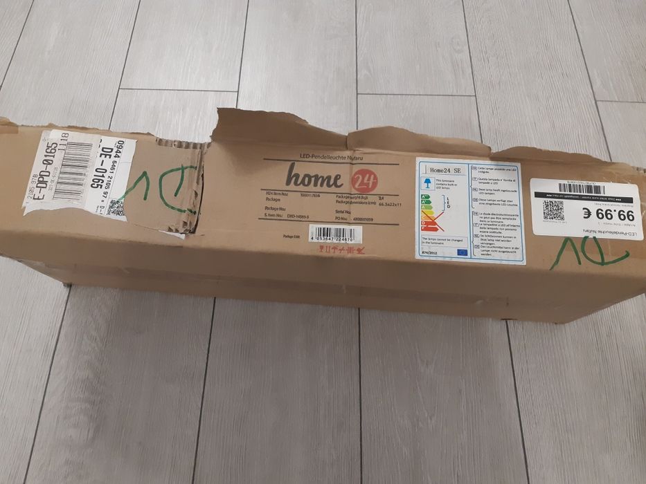 Candelabru/ Pendul LED 3 brațe reglabile