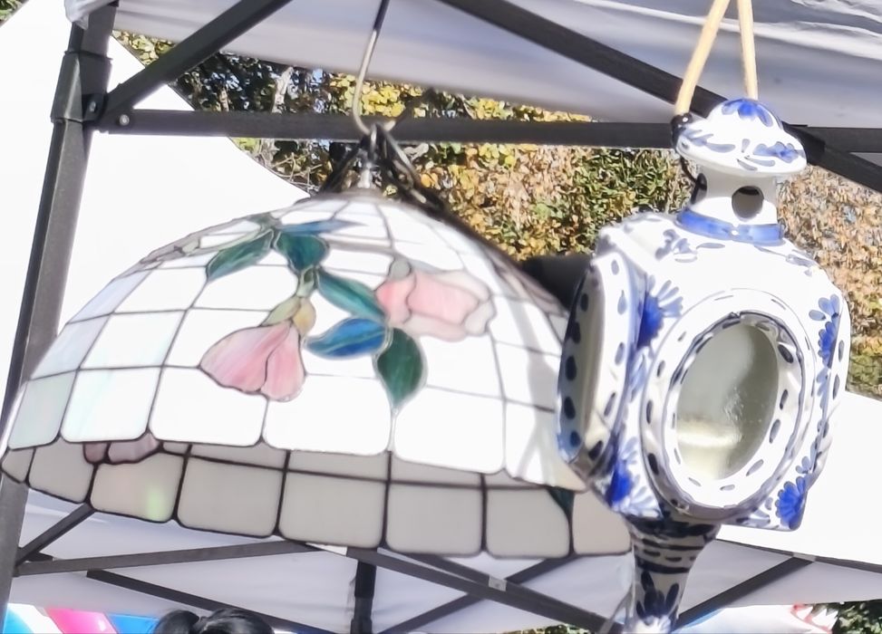 Lampă tavan Tiffany 3 fasunguri