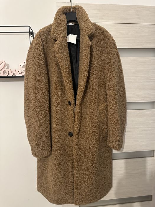 Haina de blana lunga artificiala Zara noua