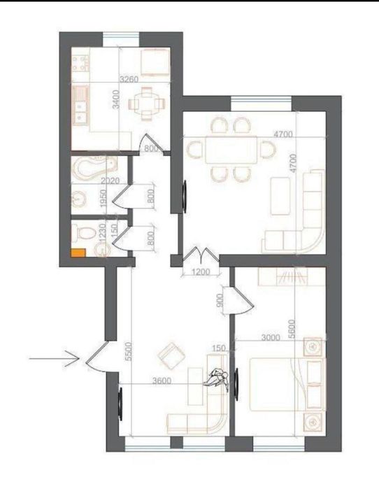 Продается коробка Ж/К Mashxadi Residence 3/7/8