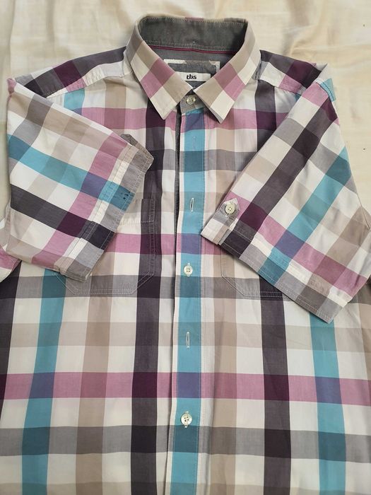 Camasa dama maneca scurta carouri