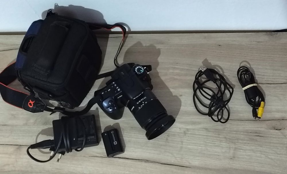 Sony A350 – Pachet Premium Impecabil • Kit Complet • Test & Video Func