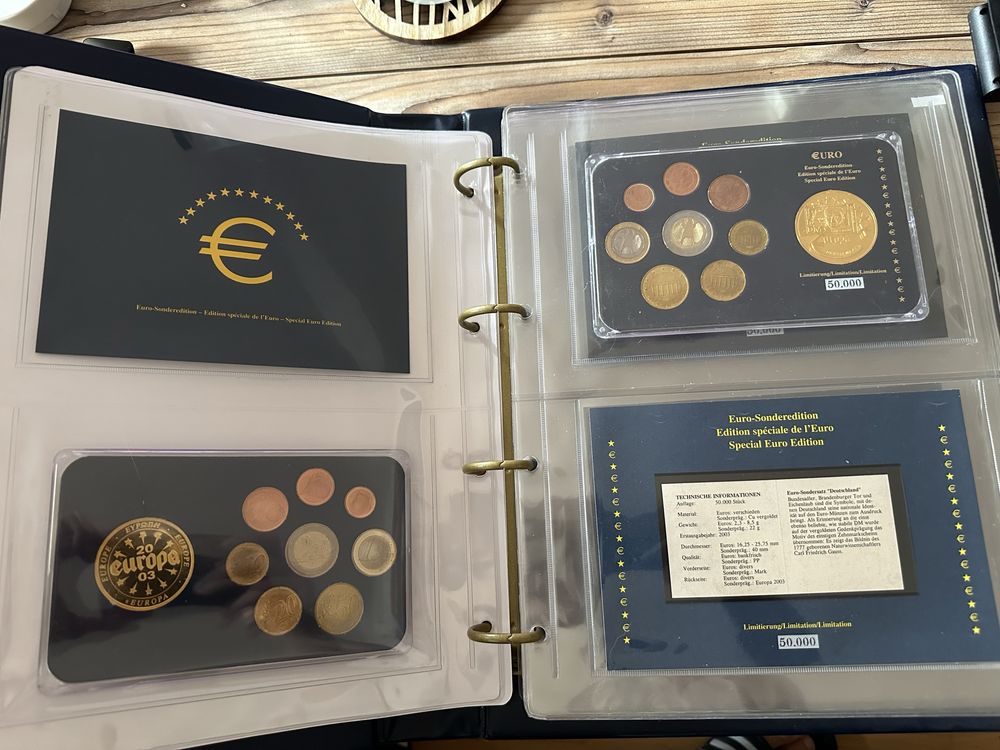 Colectie Euro cu certificat