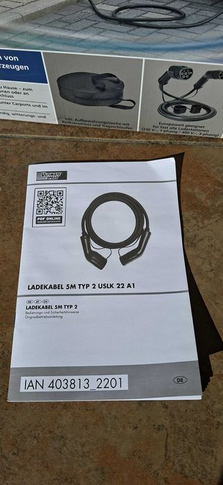 NOU ! Cablu incarcare masini electrice sau Plug In 5m Original Tip 2 C