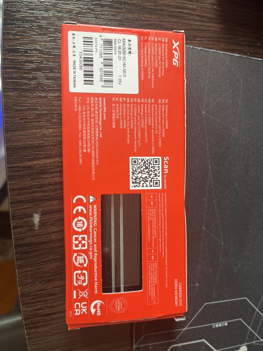 Memorie RAM XPG Gammix D10 CL16 3200 MHz nou cumparat