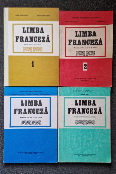 LIMBA FRANCEZA Manual anul I, II, III si IV studiu Popa-Scurtu, Nasta
