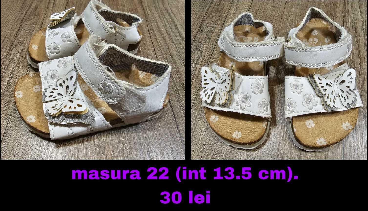 Sandale fete masura 21, 22, 23