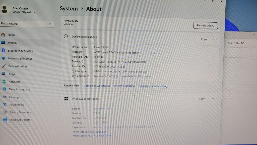 Unitate Pc Gaming, Video 12Gb,WiFi, Bluetooth ,Rgb