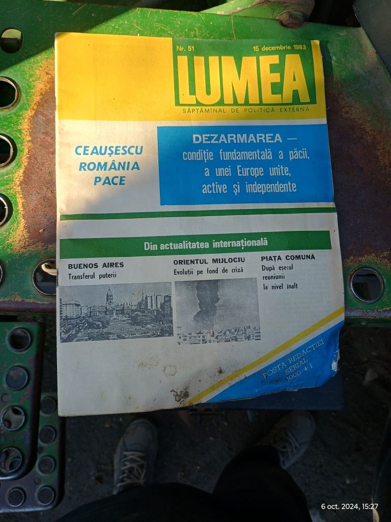 Colecția de reviste LUMEA 1980 1981 1982 1983