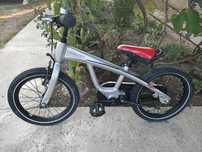Bicicleta copii Mercedes Benz, 16 zoll, aluminiu, alb, 3 ani+