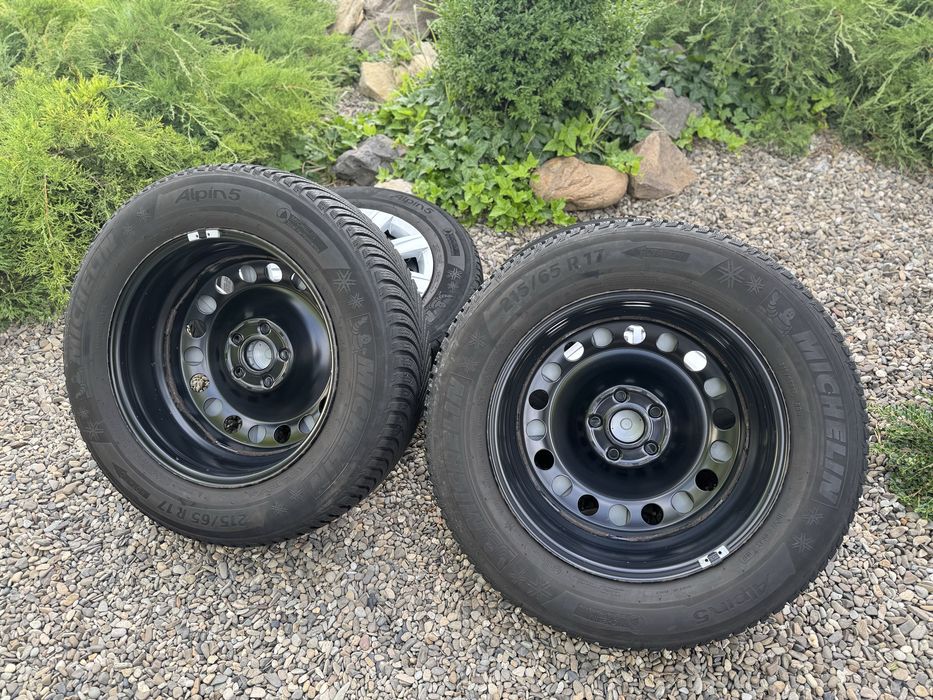Jante tabla originale 17” Vw Tiguan 5x112 cu capace originale