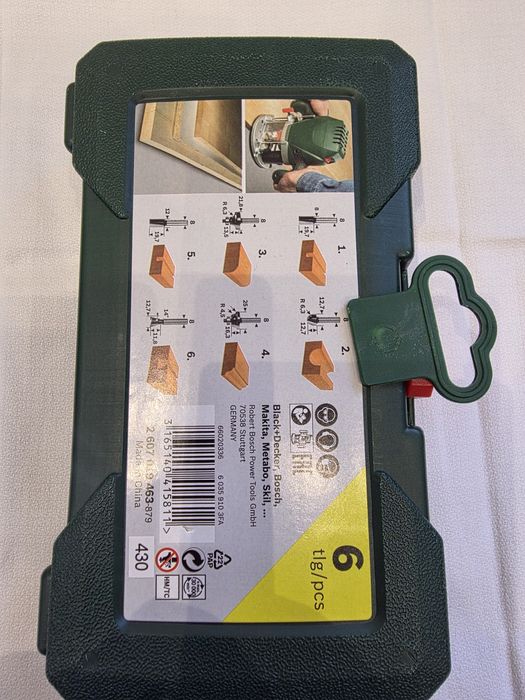 Set 6 freze Bosch/ tija 8 mm